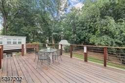 Large modern high-end Ipe (Brazilian hardwood) deck overlooks an expansive outdoor space with magnificent views of Taylor Park. Cleaned and stained in 2021.
