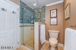 Stall shower in the primary bath