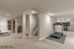 Lower Level office or gym area