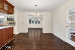 Gorgeous hardwood flooring just refinished and a freshly painted interior.