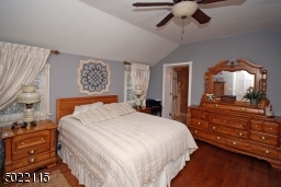 Vaulted Ceiling and Ceiling Fan, Hardwood Floors