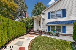 Walkway and landscaping