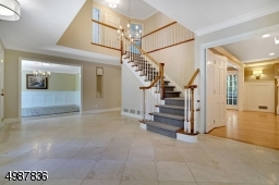 Stunning Foyer with Marble Flooring