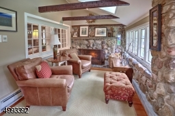 Stone wall and WB fireplace