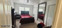 Large closets.