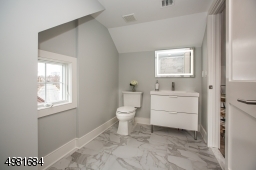 Updated en suite on third level.