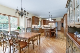 Gourmet kitchen with Wolf stove, extra large sub zero refrigerator