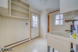 First floor laundry with access to yard