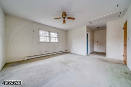 Large Master en suite with stall shower; double closets