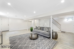 Basement floor concrete was polished with dustless diamond grinding equipment to provide a clean and mechanical profile creating an enhanced uniform appearance. Walkout Basement with Mud Room.