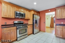 This kitchen has a lot of counter space.