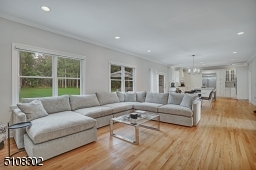 Hardwood Floors, Crown Molding, Recessed Lights