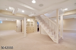 Powder room in center of Finished Basement.