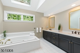 Luxury at it's best and filled with sun from private window and skylight.