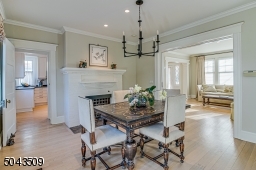 Wood-burning Fireplace & Recessed Lights