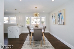 Dining Room open to Living Room and Kitchen
