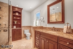 Large shower and sink