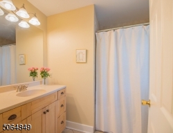Spacious master bathroom