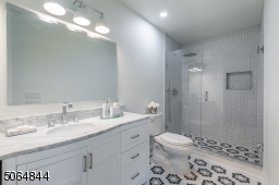 Ensuite bath for first floor bedroom/office. There is also a separate powder room (not shown) off entry on the first floor
