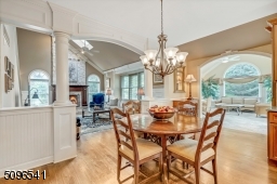 You can see how open the floor plan is on this home.
