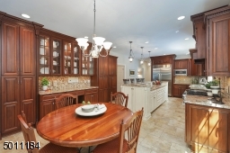True custom cabinetry is hard to find these days. This kitchen is complete with its own desk area.