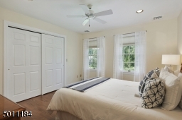 There are a total of 5 bedrooms on the 2nd floor. 2 bedrooms are Jack & Jill, Master Suite and the remaining 2 bedrooms share the Hall Bath.