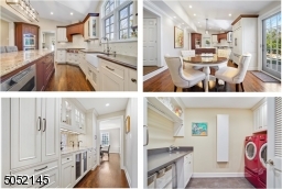 Butler?s Pantry featuring wall-to-wall storage / buffet serving area w/ chic mirrored backsplash, wet bar, glass cabinets flanked by floor-to-ceiling pantry storage, double wine refrigerator. Laundry RM featuring LG Steam W/D w/ abundant storage