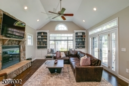Vaulted Ceiling & Wood Burning Fireplace.