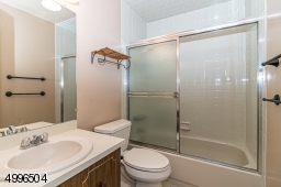 Second floor hall bath with tub/shower.