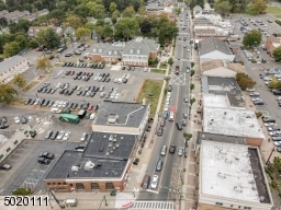 Overhead view of Park Ave heading North toward Municipal Building and Route 22