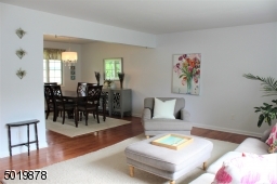 View of Dining Room from the Living Room