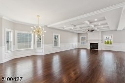With a gas fireplace