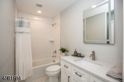 Fully updated bathroom on the second level.