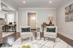 Spacious and bright living room.