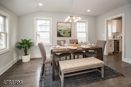 Plenty of room for casual dinners or formal parties.
