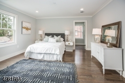 Large and bright master bedroom.