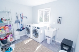 This room is right by the kitchen which is so convenient