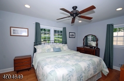 features recessed lighting ceiling fan, 2 closets, one a walk in and its own bath!