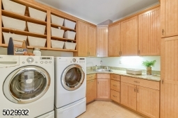 Convenient first floor laundry room.