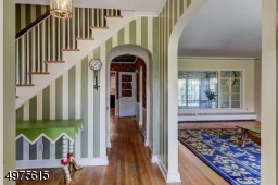 The walls are painted.  Can be easily be covered to your taste.
