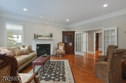 Gas Fireplace, French Doors, Hardwood floors, Recessed Lighting