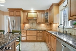 Very well designed kitchen.  Notice all of the counter space.