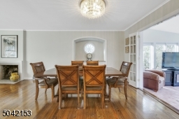 Open to Living Room and Family Room