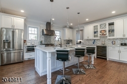 over sized island, quart counter tops