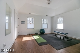 currently used as workout area