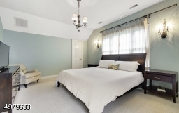 High ceilings and walk in closet