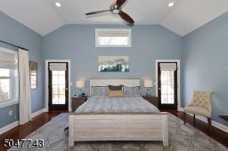 Vaulted Ceiling, his/her walk in closets and private bath