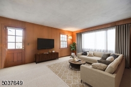 Family Room with entrance to patio and backyard - Virtually Staged Furniture