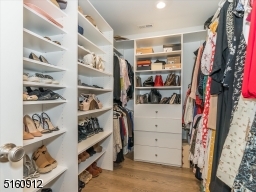 1 of 2 walk in closets in primary