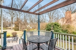 Pergola, leads to patio, view of river